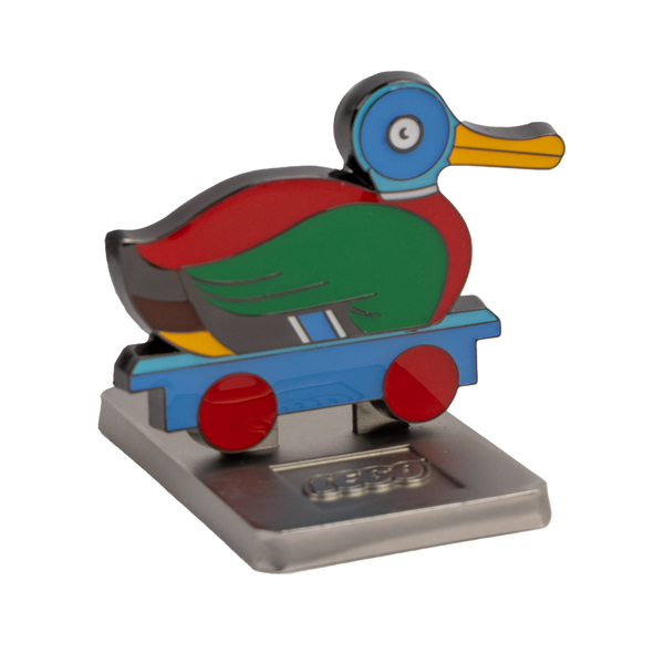 5008907 Aimant canard en bois LEGO et son socle – Comme neuf | Grade A
