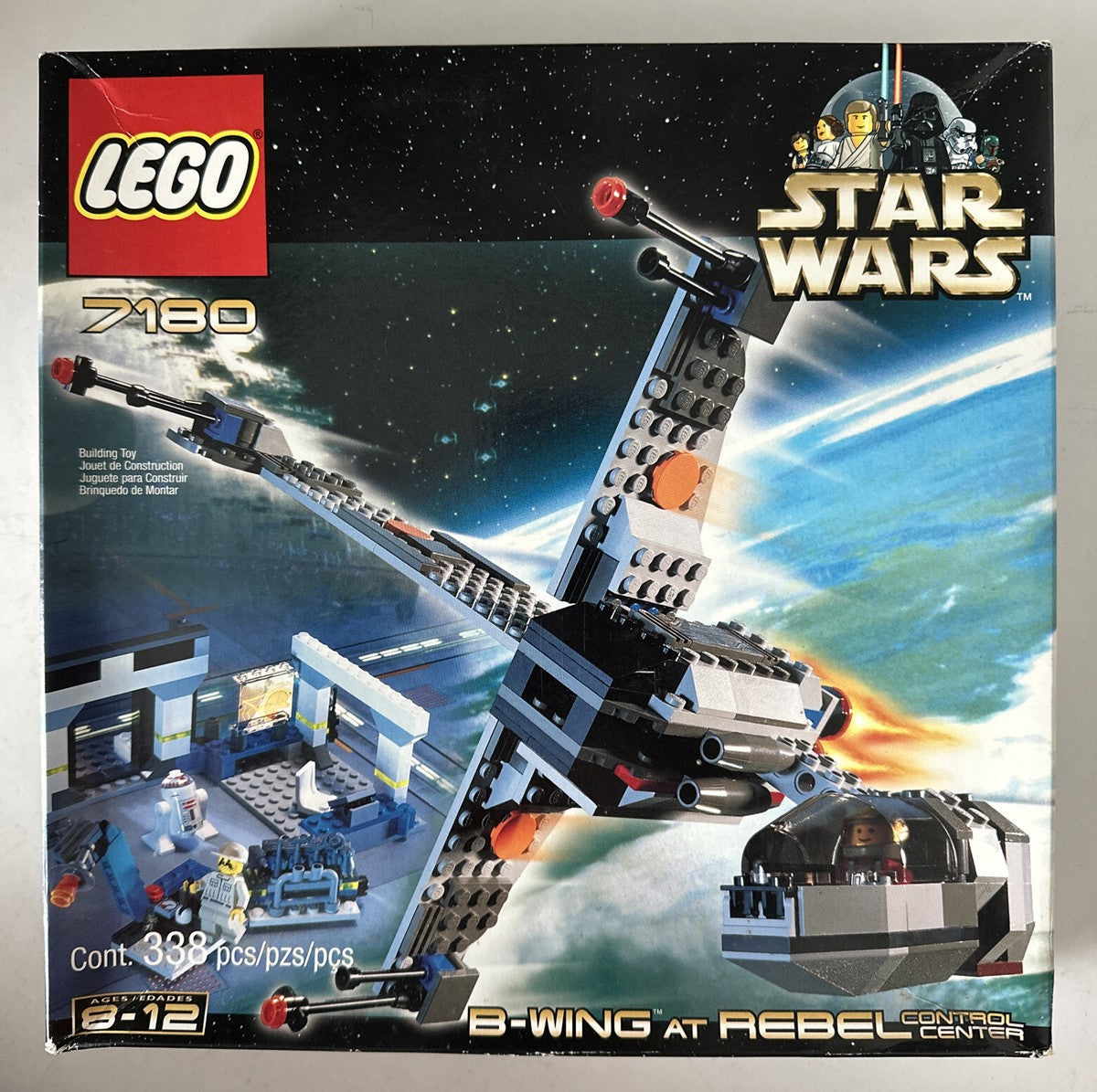 LEGO 7180 Le B-wing au centre de contrôle rebelle – Occasion | Grade A