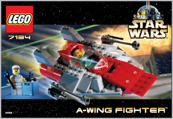LEGO 7134 A-wing Fighter – Like New | Grade A