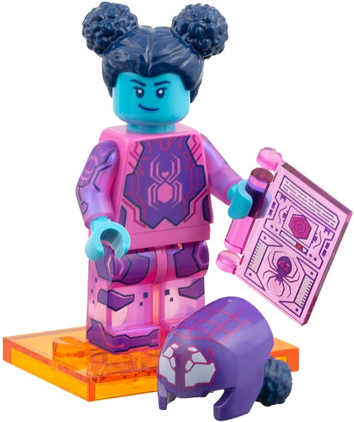 LEGO 71050-9 CMF Margo Kess / Spider-Byte Spider-Man: Across the Spider-Verse – Like New | Grade A