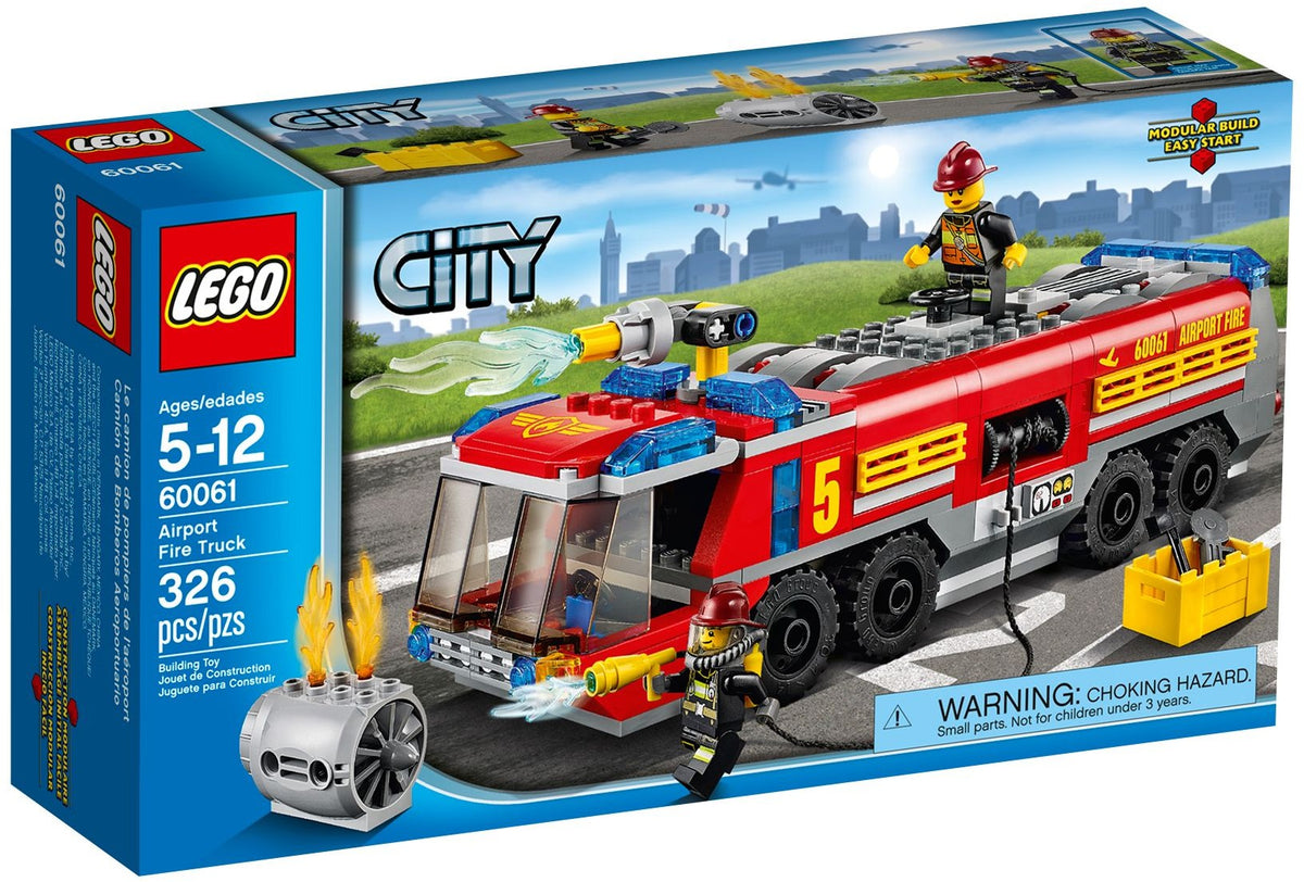 LEGO 60061 Le camion de pompiers de l'aéroport – Occasion | Grade A