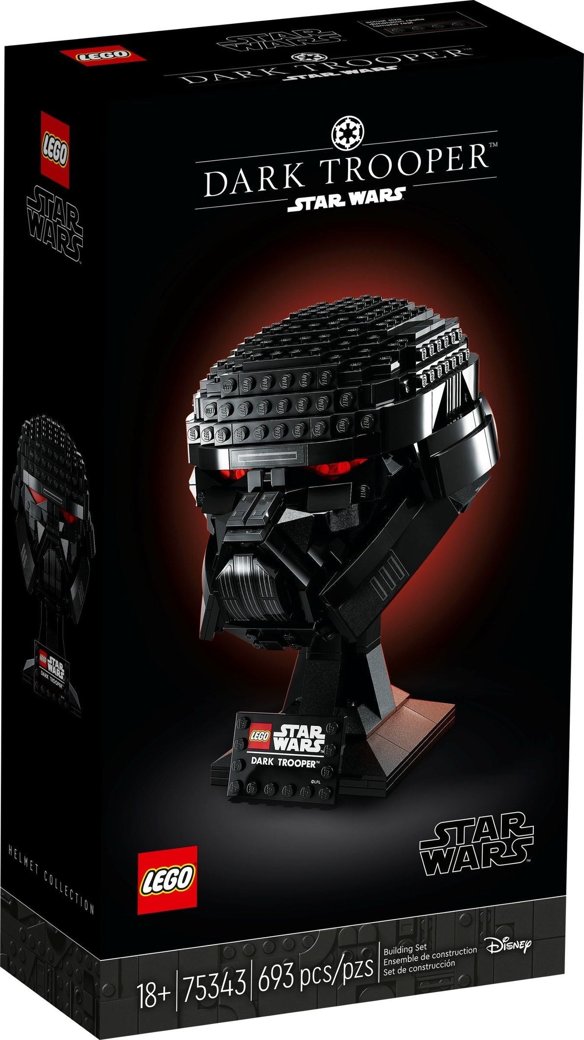 LEGO 75343 Dark Trooper Helmet – Like New | Grade A