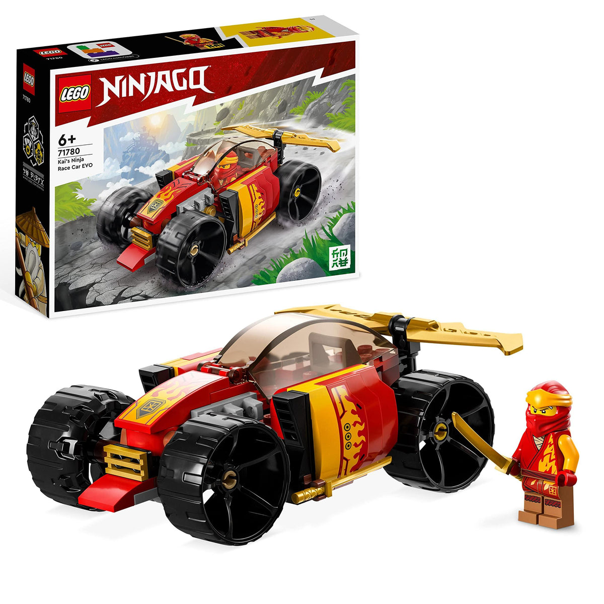 LEGO 71780 Kai's Ninja Race Car EVO – Like New | Grade A