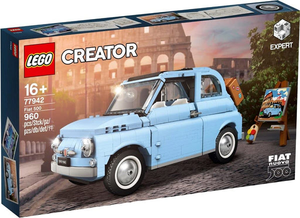 LEGO 77942 Fiat 500 - Bright Light Blue Version – Like New | Grade A