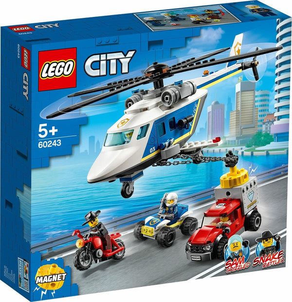 LEGO 60243 Police Helicopter Chase – Like New | Grade A