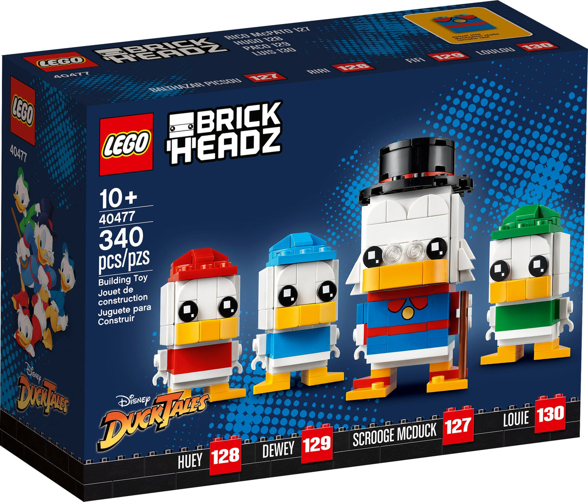 LEGO 40477 Scrooge McDuck, Huey, Dewey & Louie – Like New | Grade A