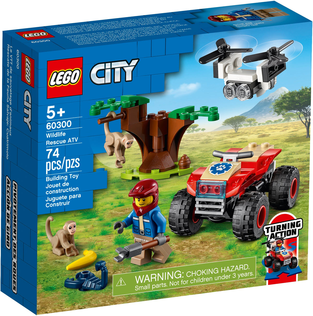 LEGO 60300 Wildlife Rescue ATV – Like New | Grade A