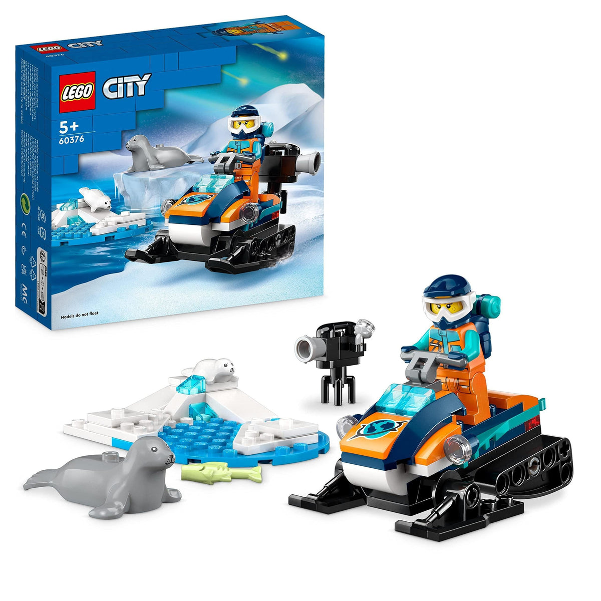LEGO 60376 La motoneige d'exploration arctique – Comme neuf | Grade A