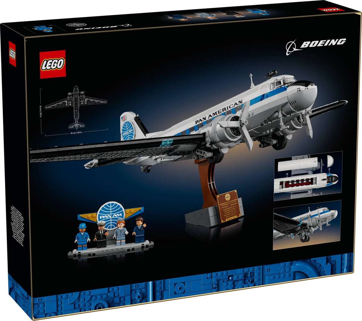 LEGO 11378 Avion de ligne Douglas DC-3 PAN AM – Occasion | Grade A