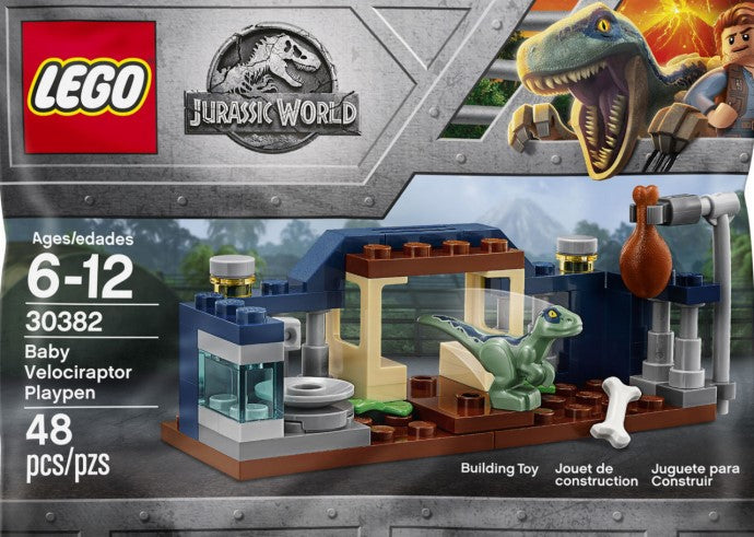 LEGO 30382 Baby Velociraptor Playpen – Like New | Grade A
