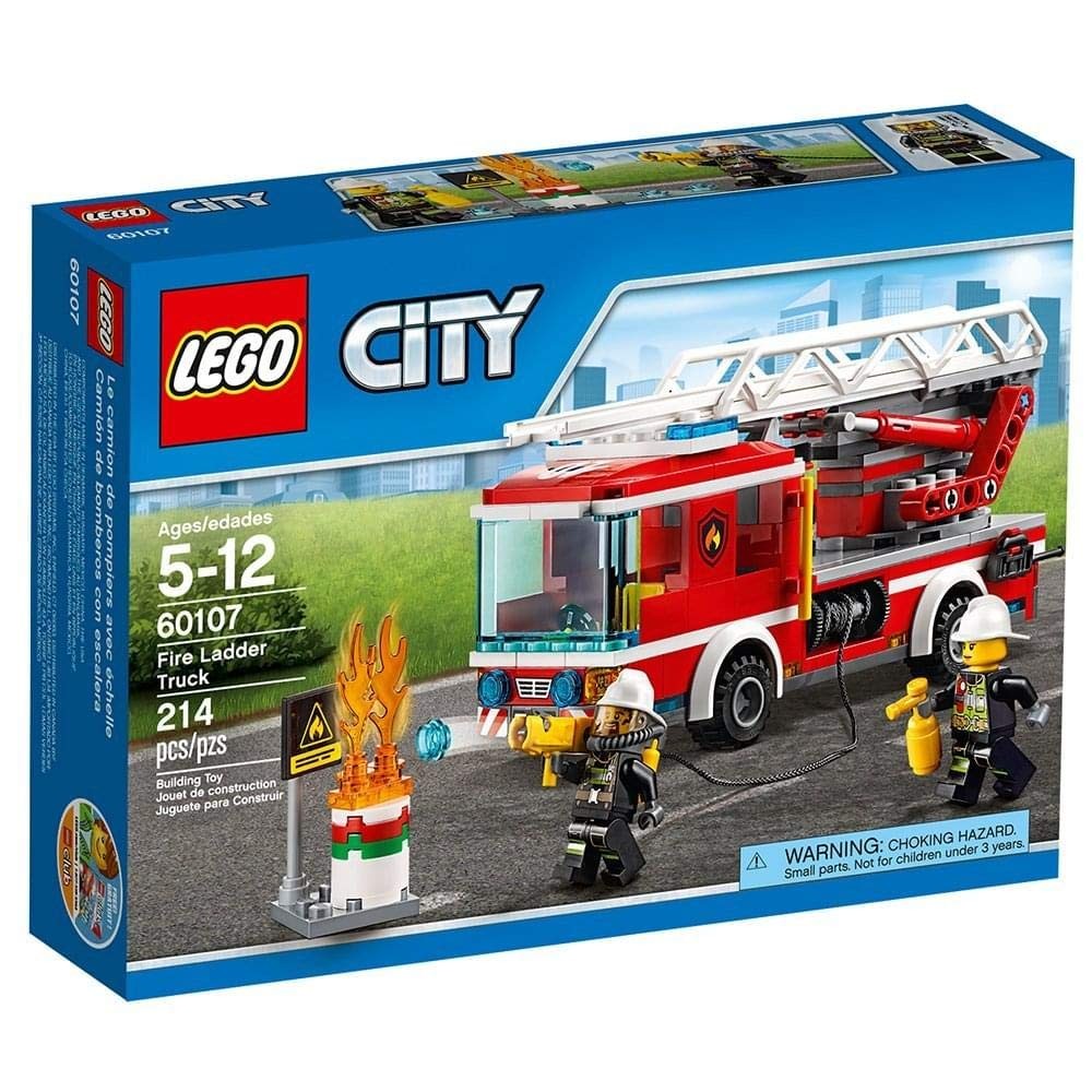LEGO 60107 Fire Ladder Truck – Imperfect Box | Grade A