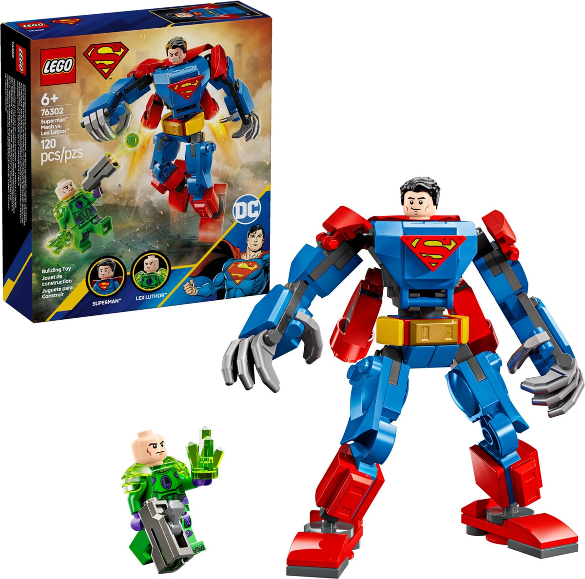 LEGO 76302 Superman Mech vs. Lex Luthor – Like New | Grade A