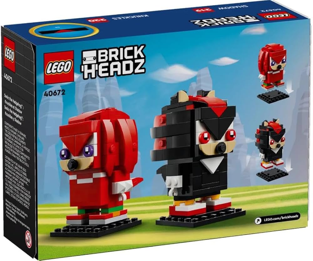 LEGO 40672 Sonic the Hedgehog: Knuckles & Shadow – Like New | Grade A
