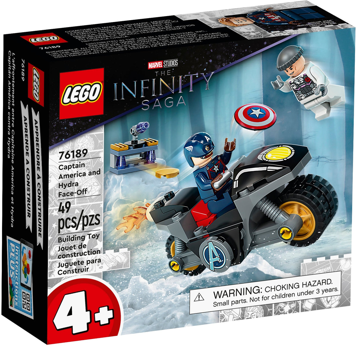 LEGO 76189 Captain America and Hydra Face-Off – Like New | Grade A