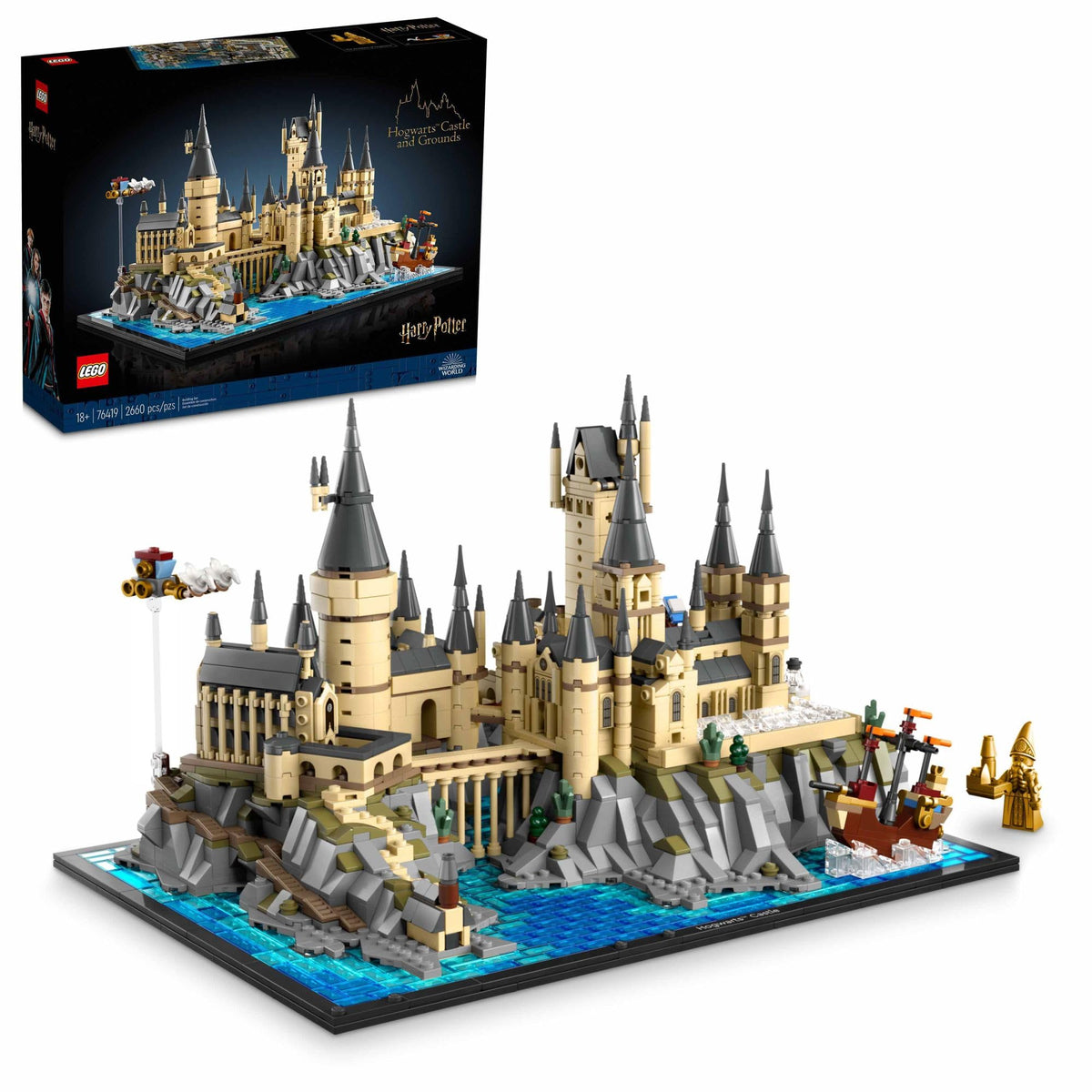 LEGO 76419 Hogwarts Castle and Grounds – Imperfect Box | Grade A