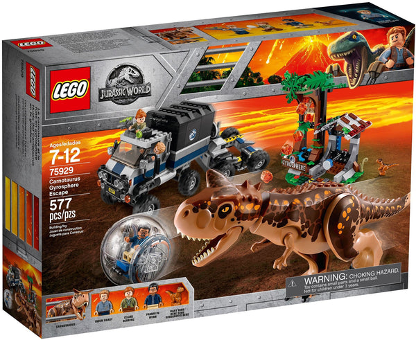 LEGO 75929 Carnotaurus Gyrosphere Escape – Like New | Grade A