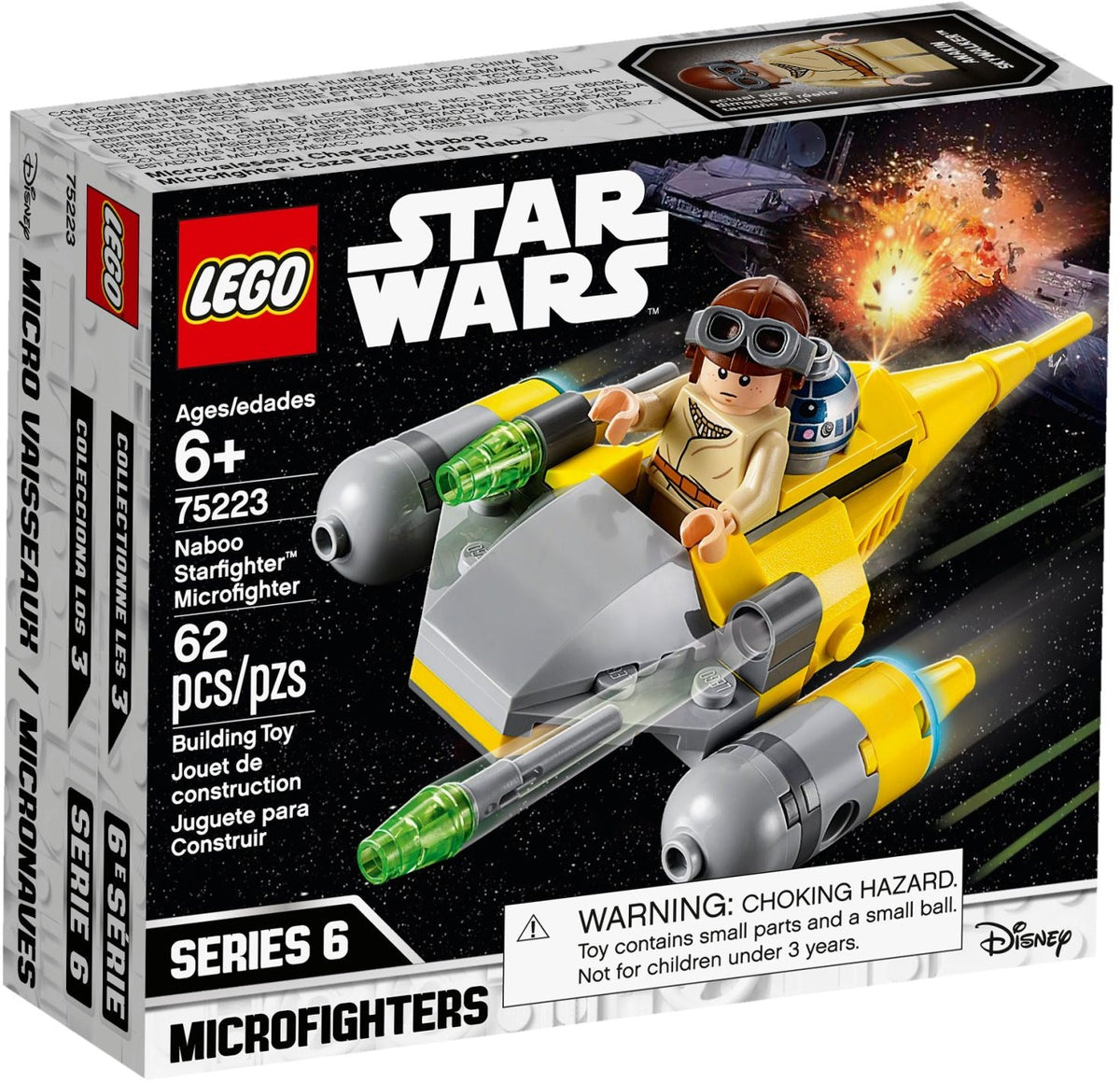 LEGO 75223 Microfighter le chasseur de Naboo – Comme neuf | Grade A