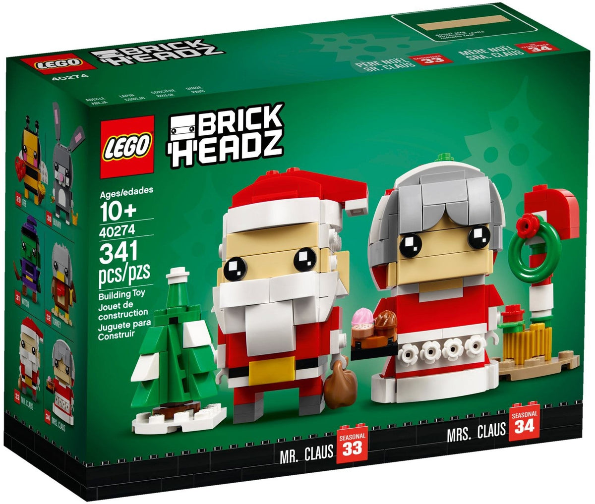 LEGO 40274 Mr. Claus & Mrs. Claus – Imperfect Box | Grade A