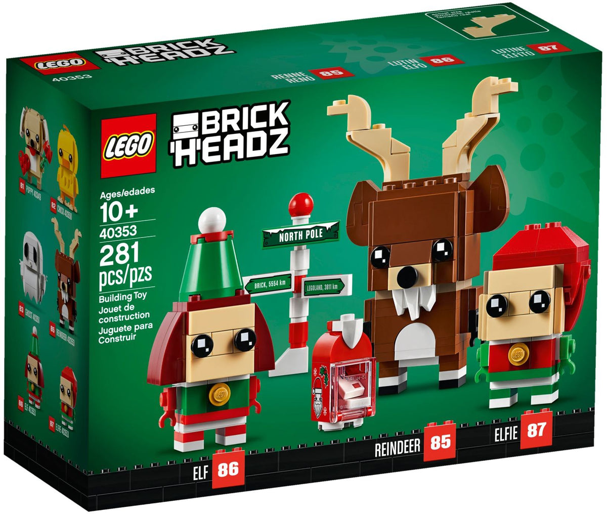 LEGO 40353 Reindeer, Elf & Elfie – Like New | Grade A