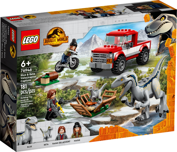 LEGO 76946 Blue & Beta Velociraptor Capture – Used | Grade A