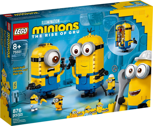 LEGO 75551 Brick-built Minions and their Lair – Like New | Grade A