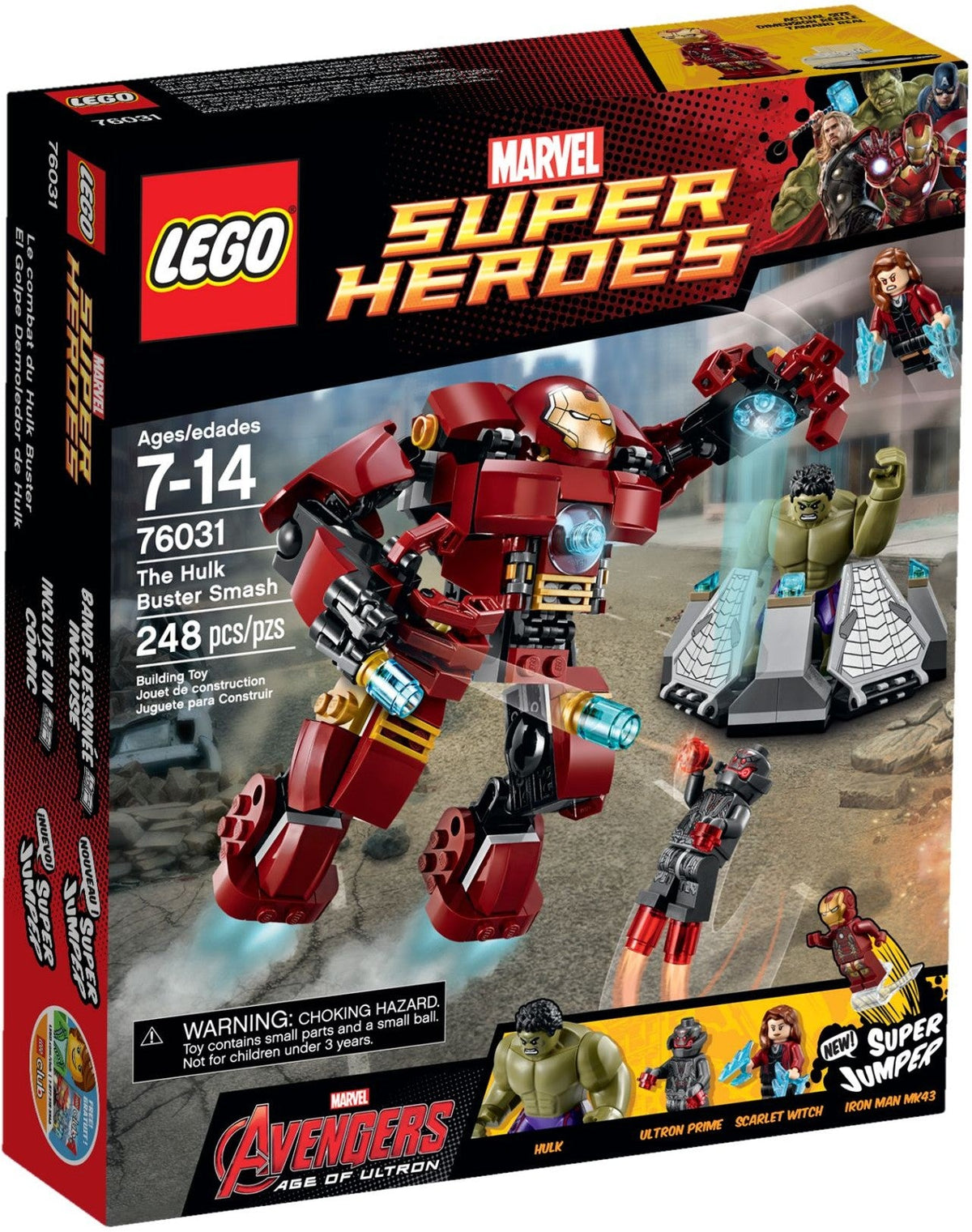 LEGO 76031 L'écrasement du Hulkbuster – Comme neuf | Grade A