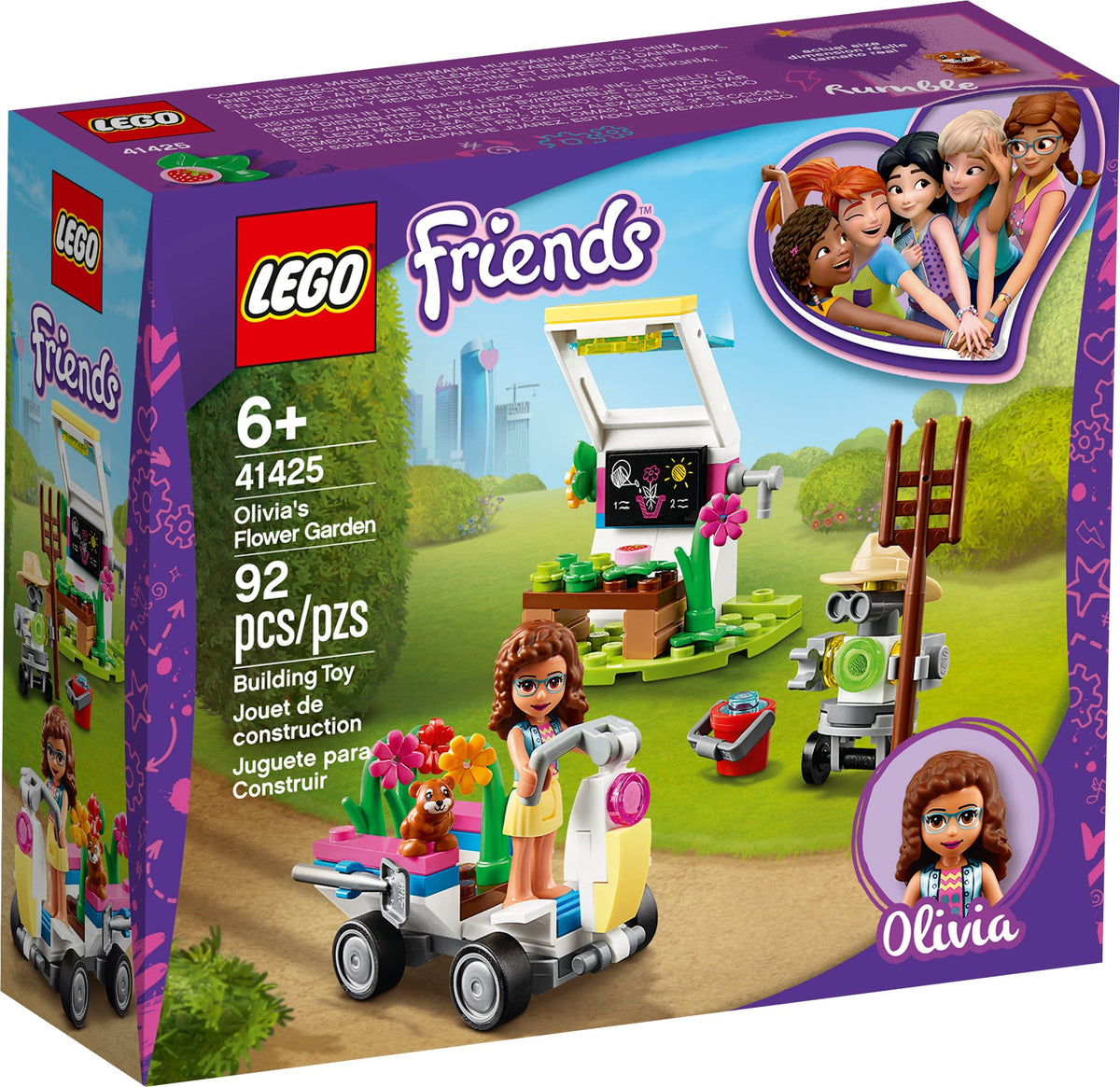 LEGO 41425 Olivia's Flower Garden – Like New | Grade A