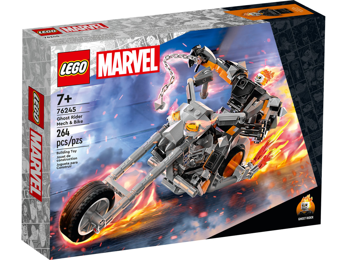 LEGO 76245 Ghost Rider Mech & Bike – Like New | Grade A