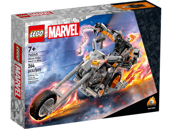 LEGO 76245 Ghost Rider Mech & Bike – Like New | Grade A