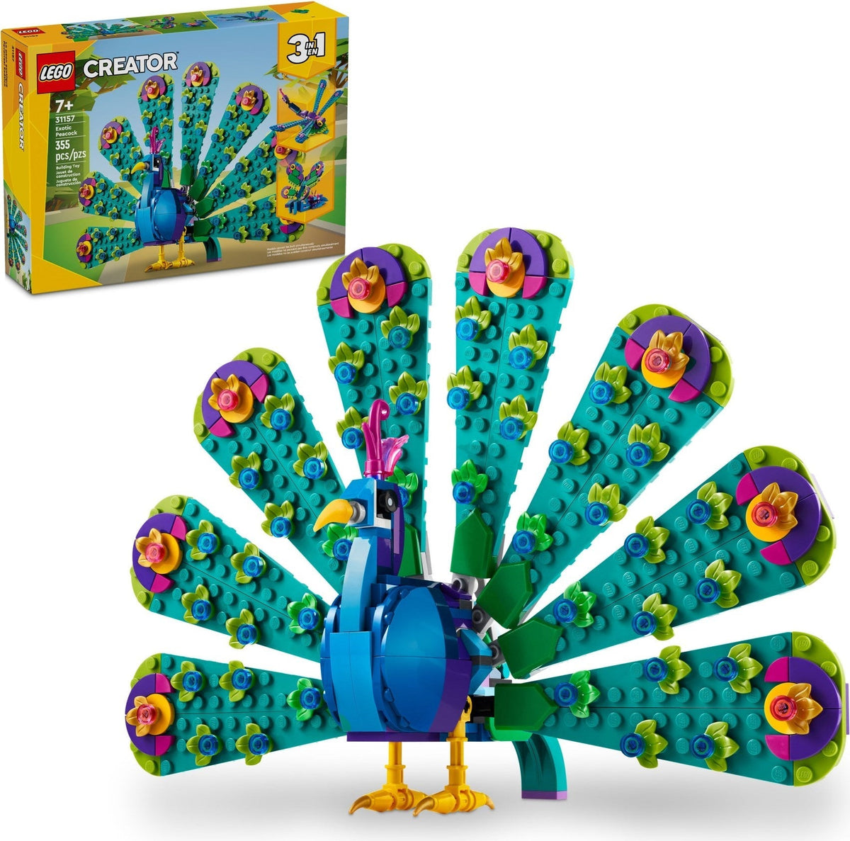 LEGO 31157 Exotic Peacock – Used | Grade A
