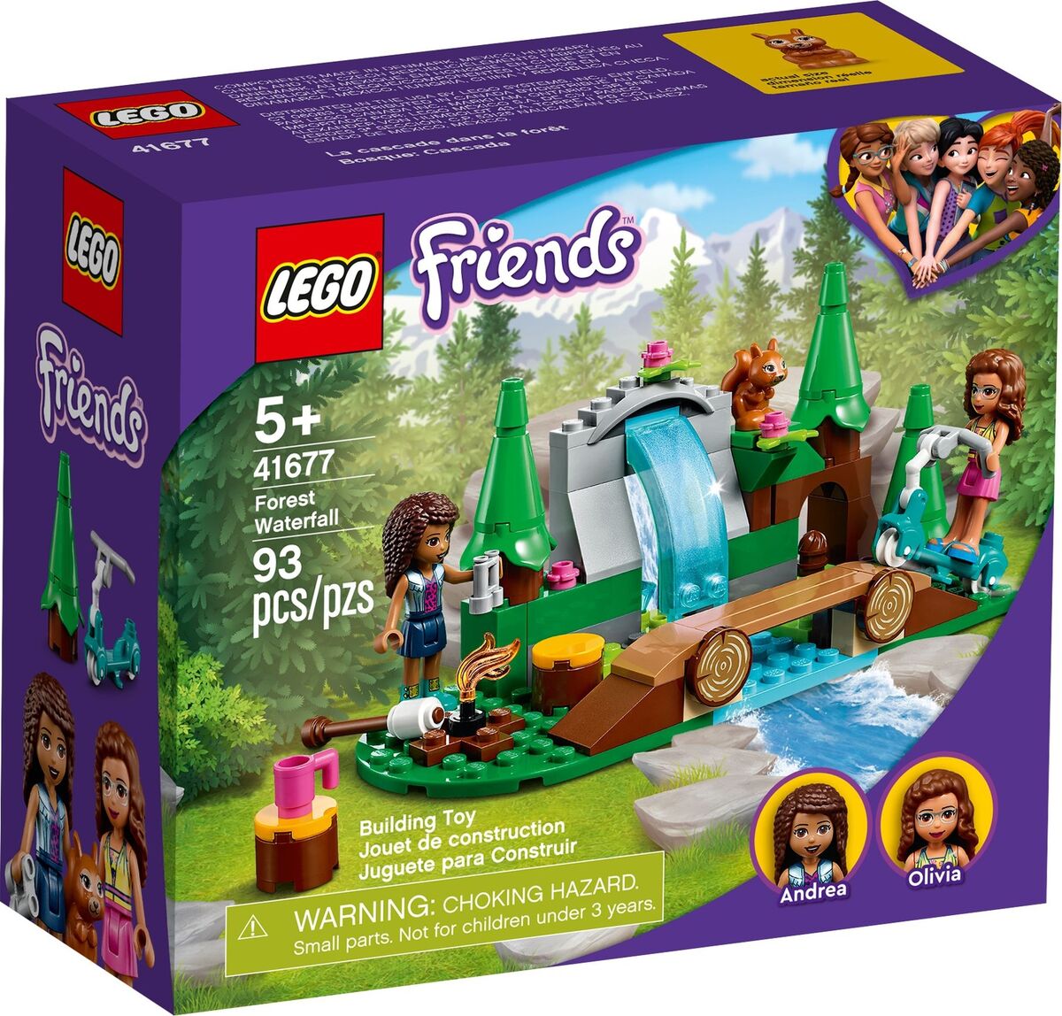 LEGO 41677 La cascade dans la forêt – Boîte abîmée | Grade A