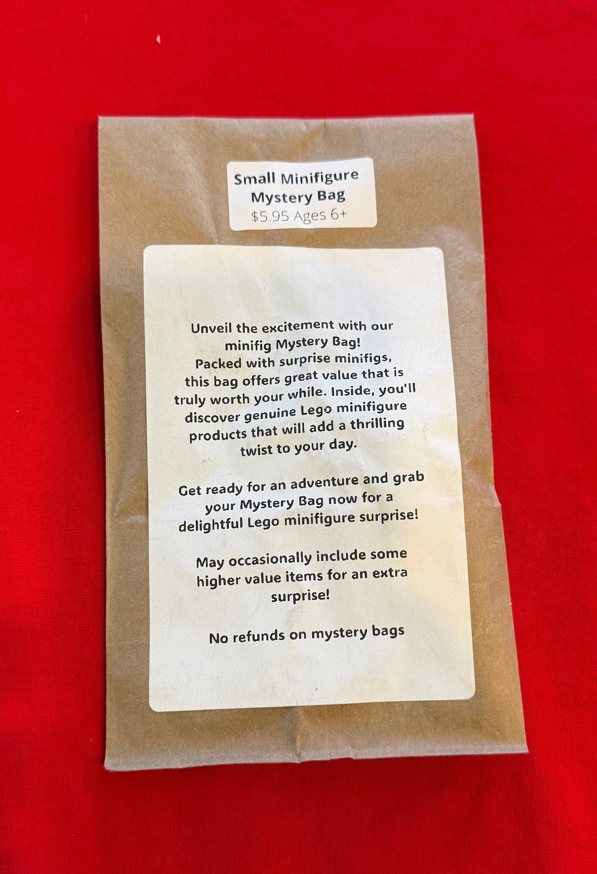 LEGO MYSB-MFS Minifig Mystery Bag -- Small – Like New | Grade A