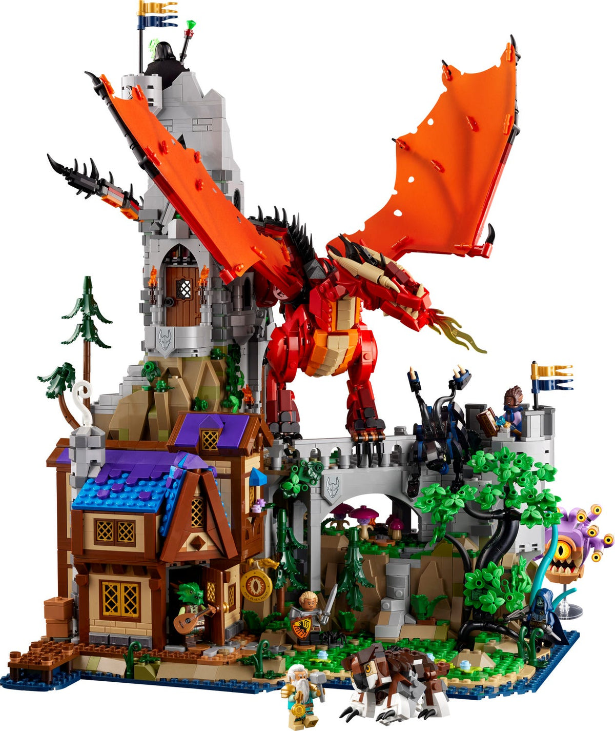 LEGO 21348 Dungeons & Dragons: Red Dragon's Tale – Like New | Grade A