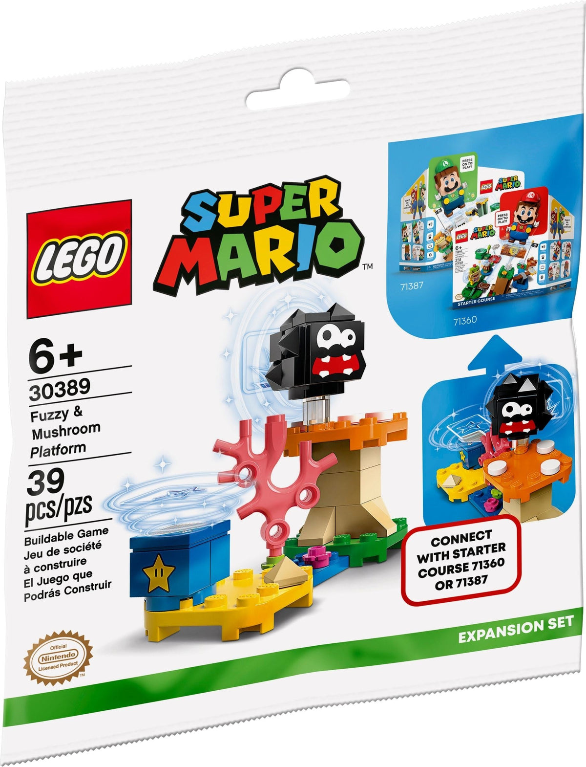 LEGO 30389 Extension Fuzzy et la plateforme champignon – Comme neuf | Grade A