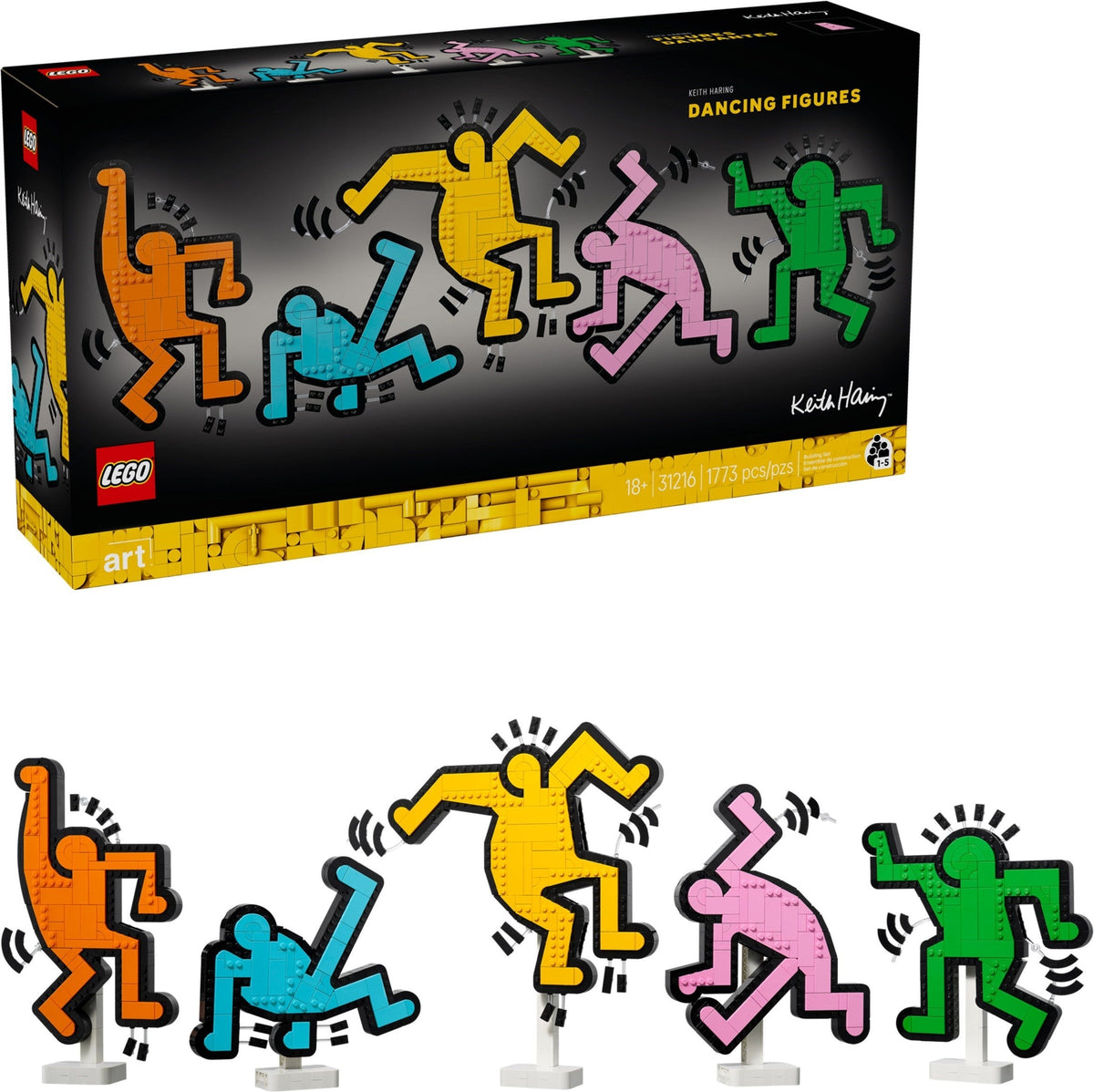 LEGO 31216 Keith Haring - Dancing Figures – Used | Grade A
