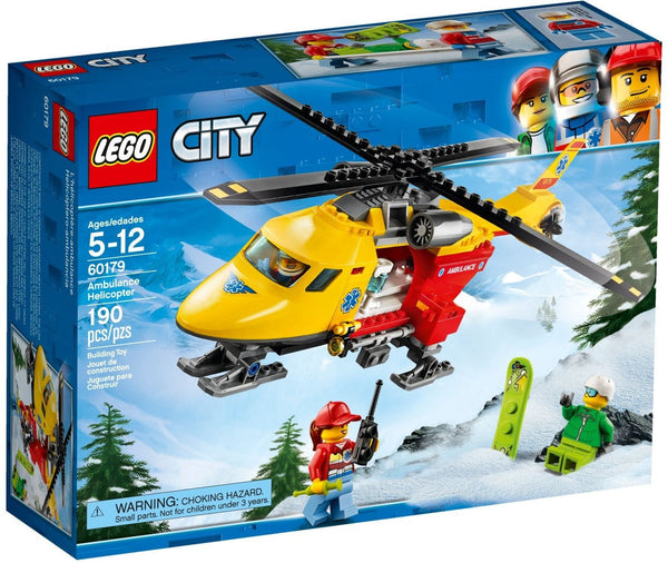 LEGO 60179 L'hélicoptère ambulance – Comme neuf | Grade A
