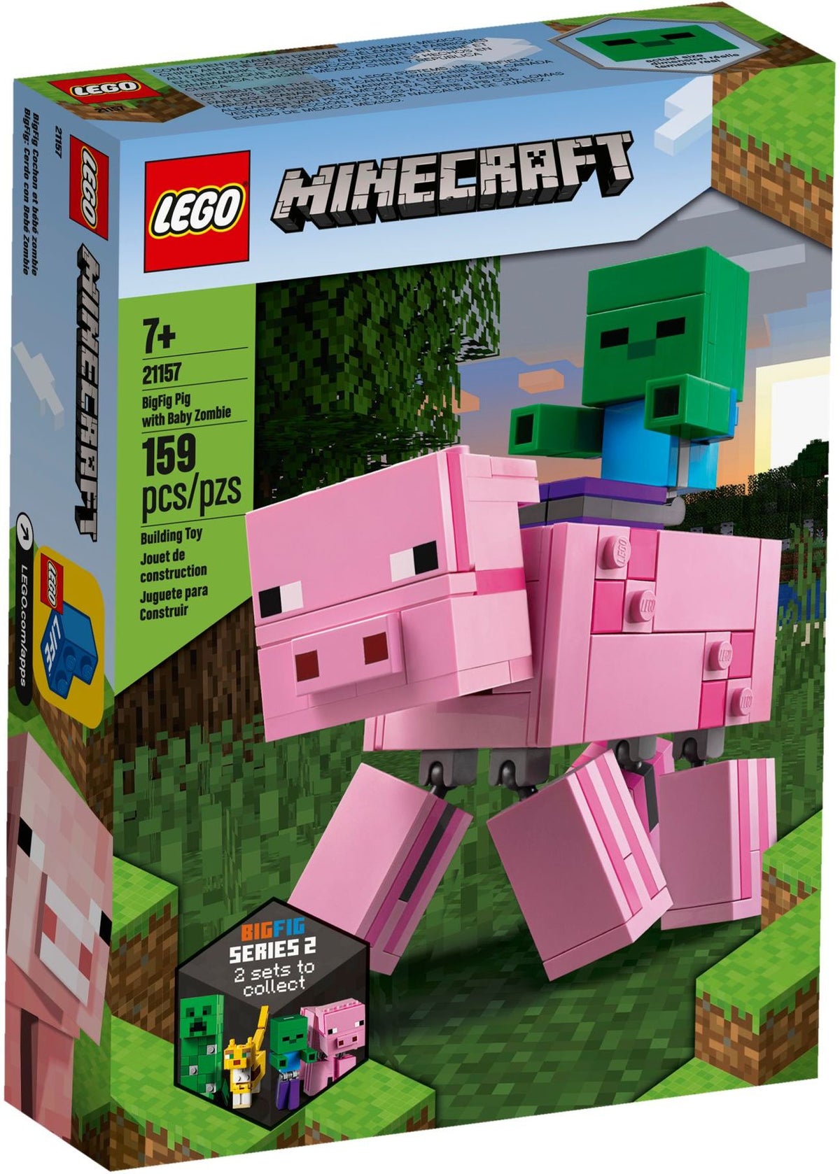 LEGO 21157 BigFig cochon avec bébé zombie – Comme neuf | Grade A