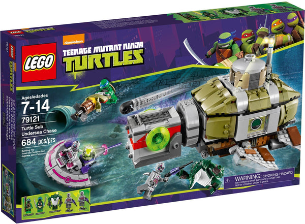 LEGO 79121 La poursuite sous-marine du sous-marin des Tortues – Comme neuf | Grade A