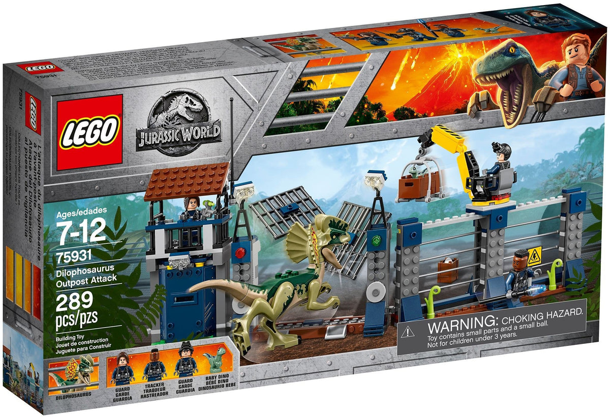 LEGO 75931 Dilophosaurus Outpost Attack – Like New | Grade A