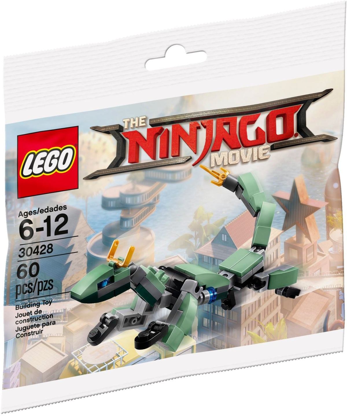 LEGO 30428 Green Ninja Mech Dragon – Like New | Grade A