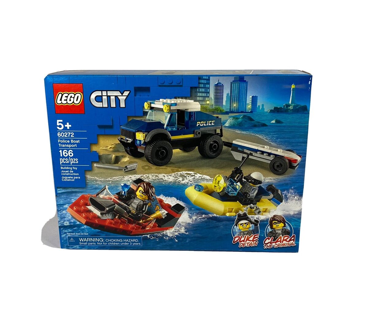 LEGO 60272 Elite Police Boat Transport – Like New | Grade A