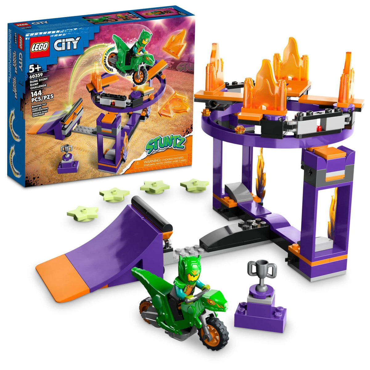 LEGO 60359 Le défi de la rampe de cascade Dunk – Comme neuf | Grade A