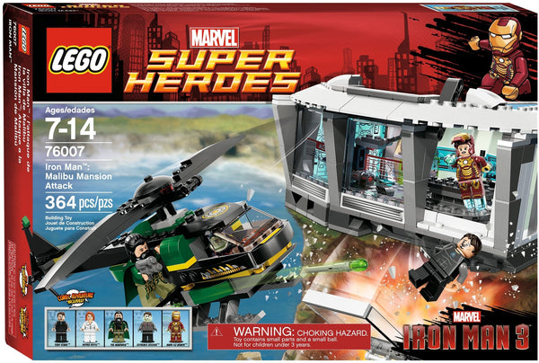 LEGO 76007 Iron Man: Malibu Mansion Attack – Like New | Grade A