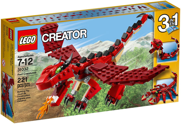 LEGO 31032 Red Creatures – Like New | Grade A