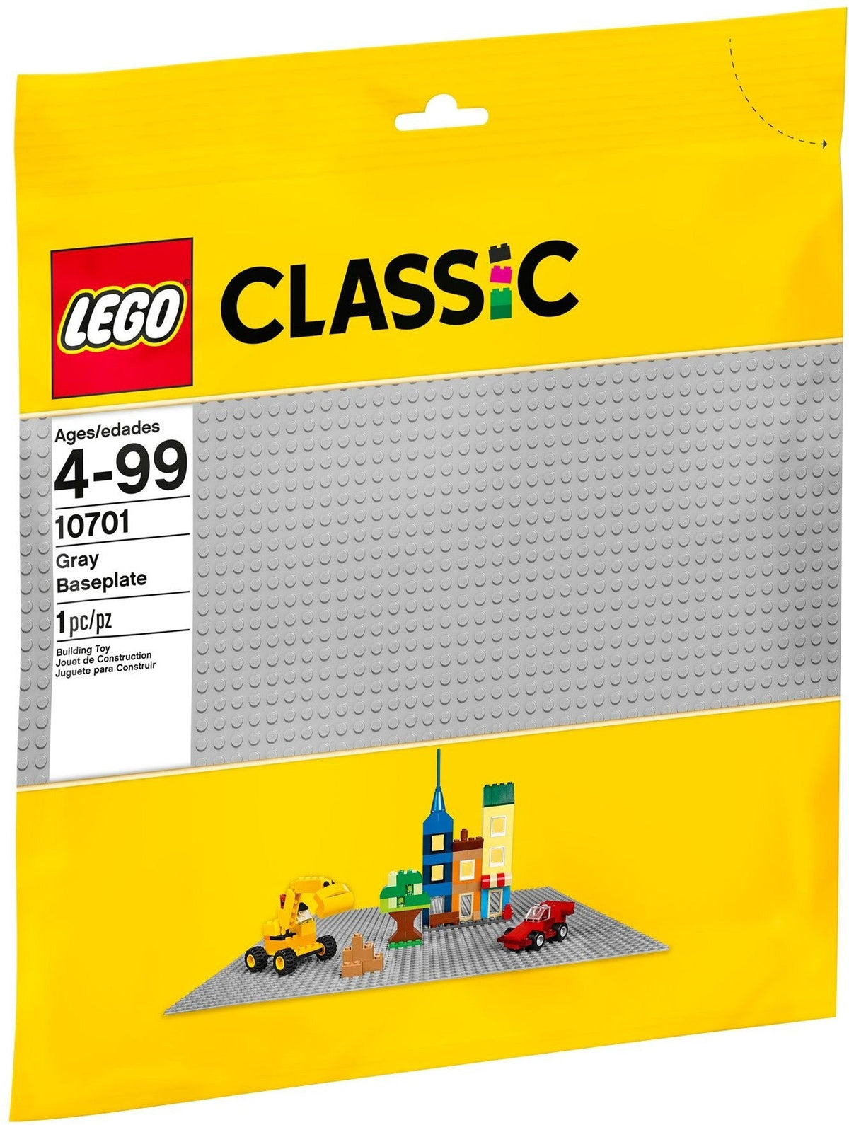 LEGO 10701 Gray Baseplate – Like New | Grade A