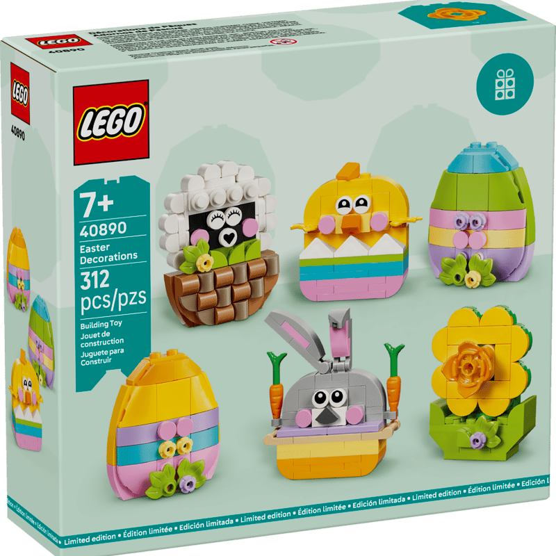 LEGO 40890 Décorations de Pâques – Comme neuf | Grade A
