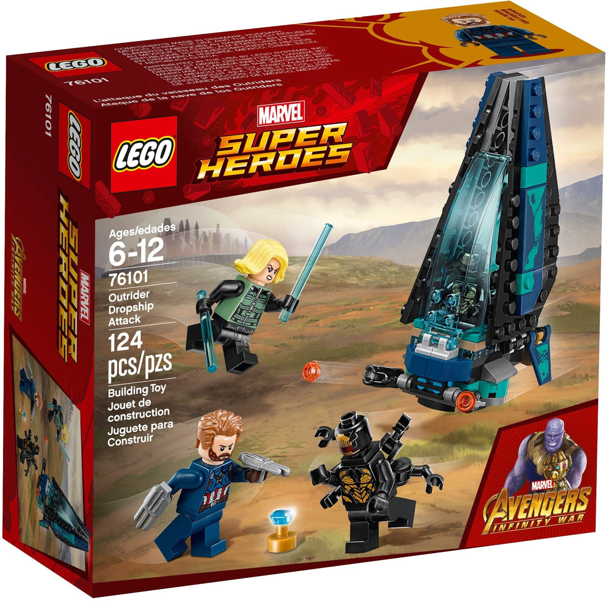 LEGO 76101 L'attaque du vaisseau de débarquement Outrider – Occasion | Grade A