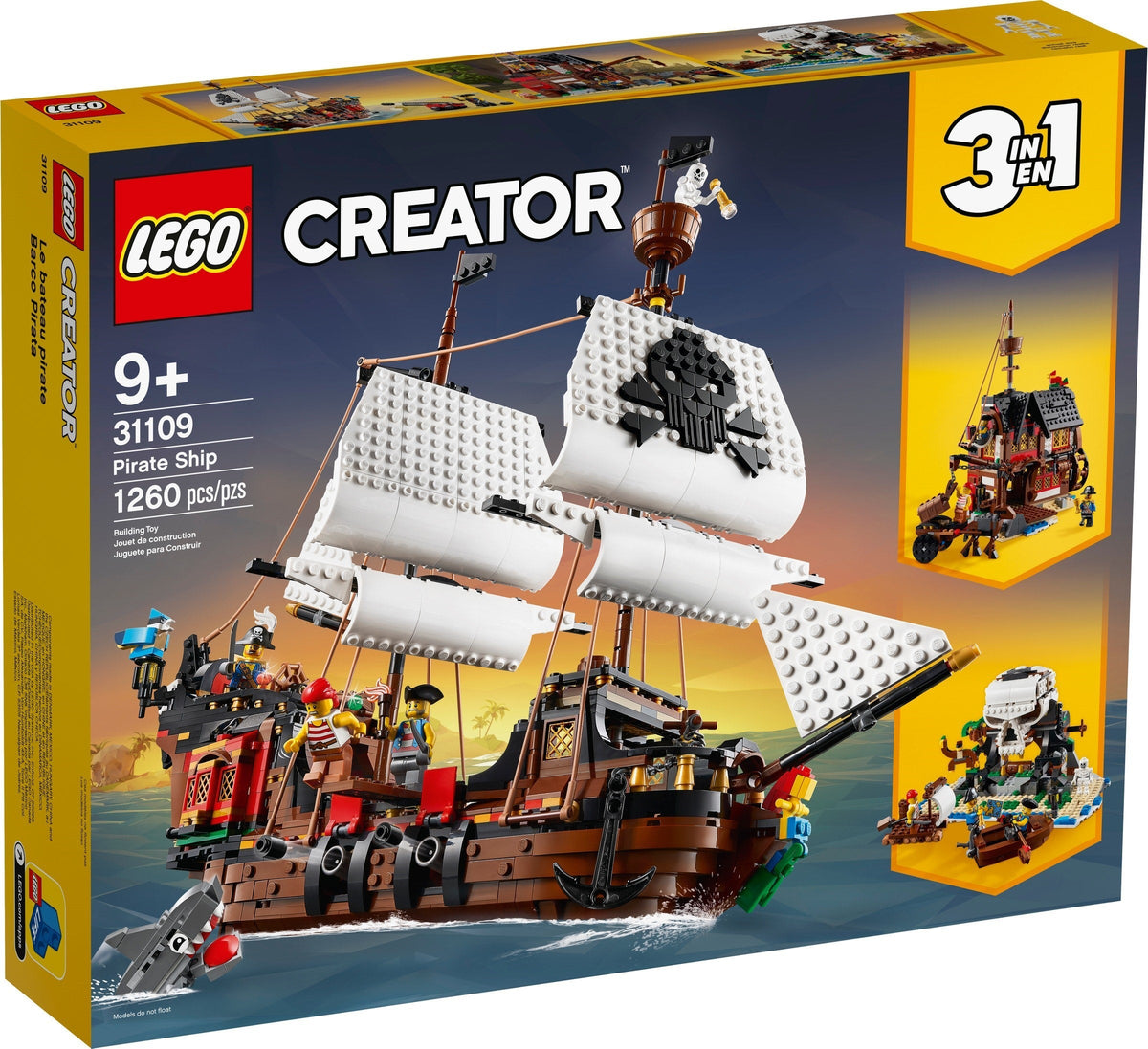 LEGO 31109 Pirate Ship – Like New | Grade A