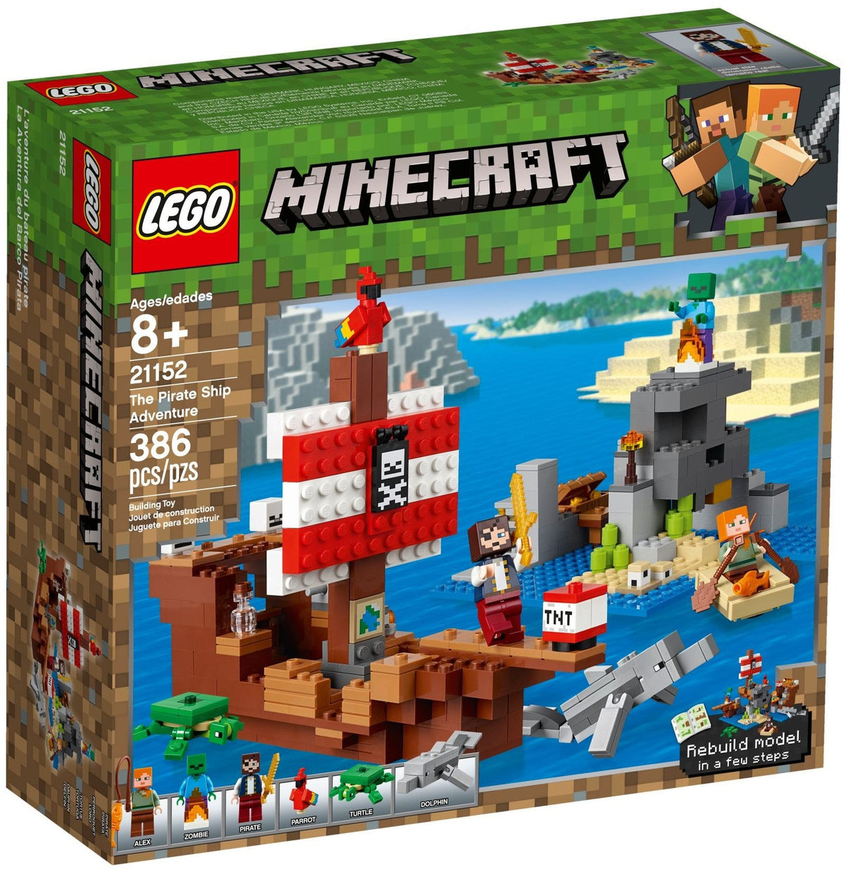 LEGO 21152 The Pirate Ship Adventure – Like New | Grade A