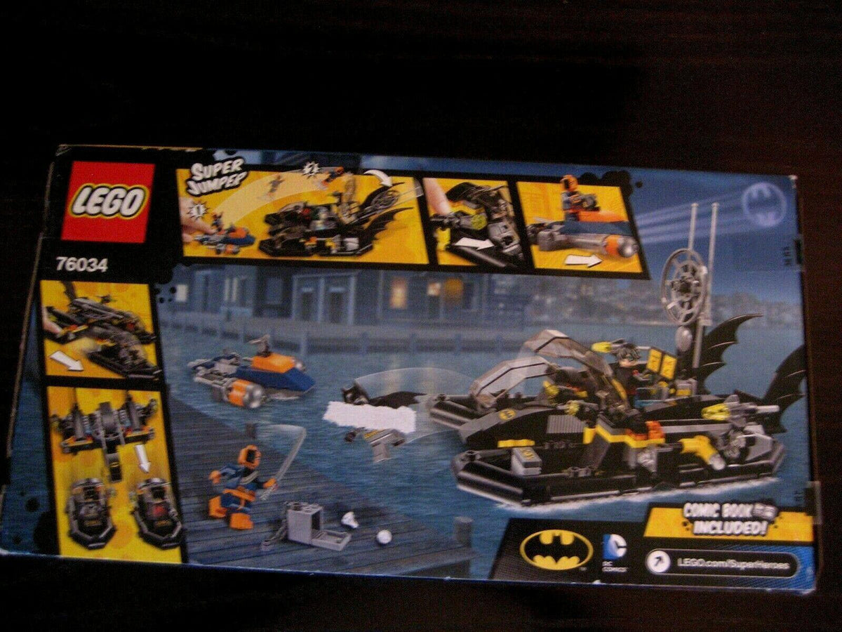 LEGO 76034 Batboat Harbor Pursuit – Imperfect Box | Grade A